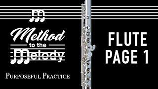 Method to the Melody: Flute Page 1