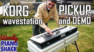 Korg WAVESTATION demo PT1 | Pickup, introduction and sounds