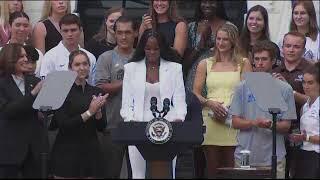Live: Kamala Harris appearance at the White House