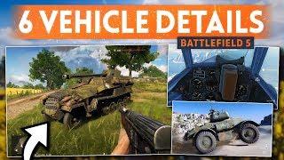 BATTLEFIELD 5: 6 *NEW* VEHICLE DETAILS We Learned This Week! (Optics, 251 Pakwagen & Destruction)