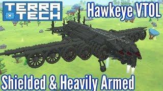 Terratech | Hawkeye VTOL - Shielded & Armed | Terratech v1.0.1.5 Gameplay