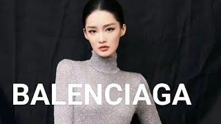 Li Qin (李沁) Arrived Shanghai For @Balenciaga Spring 25 Fashion Show 2024.