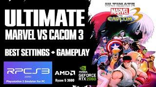 Ultimate Marvel Vs Capcom 3 RPCS3 Best Settings 2024 | 60FPS | RTX 2060 | Ryzem 5 3600 | Latest
