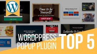 5 Best Wordpress Popup Plugins (2018) - Exit Popup, Lightbox, Contact Form
