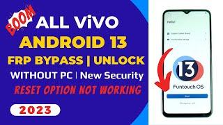 All Vivo Android 13 FRP Bypass Latest Update Without PC 2023 | Vivo Y53s Google Account Remove New