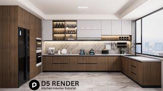 How to Create Kitchen Interior Design with D5 Render