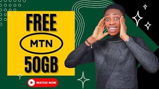 HOW TO GET MTN FREE 50GB NOW(Latest Update) | How to Get Free 50GB Data On My MTN App(MTN New Trick)
