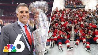 Panthers owner Vincent Viola reacts to team's historic Stanley Cup win