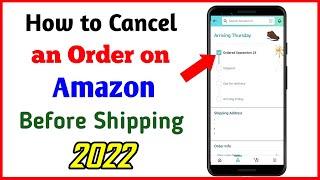 how to cancel order in amazon before shipping | how to cancel amazon order before shipping