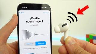 How to INCREASE the VOLUME of my AirPods and IMPROVE their sound 