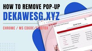 Dekawesg.xyz - How to Remove the Pop-ups