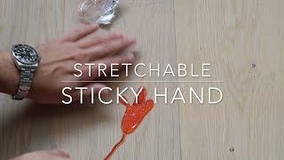 Stretchable sticky hand