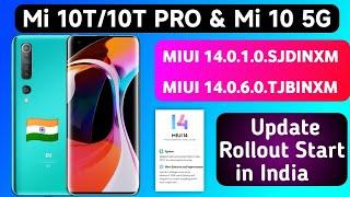 India - Mi 10T/10T Pro, Mi 10 5G Miui 14 Based Android 13 Update Rollout Start in India |