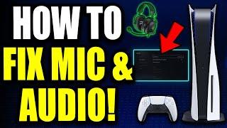 PS5 Mic & Audio Not Working? Try THIS! How To Fix PS5 Mic & Audio Problem (Easy Fix!)