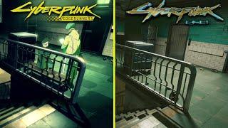 Cyberpunk Edgerunners vs Cyberpunk 2077 - Episode 1 Locations Comparison