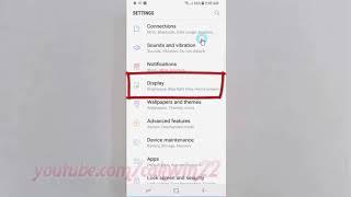 Android Nougat : How to Enable or disable Show and hide button in Navigator Bar Samsung Galaxy S8