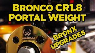 Absima BronX (Yikong Bronco) CR1.8 Portal Axel Weight Upgrade