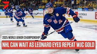 Ryan Leonard Says NHL Can Wait While He Chases Gold With Team USA, NCAA Title For Boston College