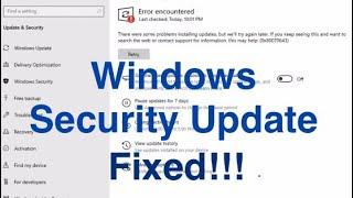 Fixed!! Security Update for Windows (KB5034441, KB5034439) 0x8024200B 0x80070643