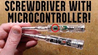 Test screwdriver with microcontroller!