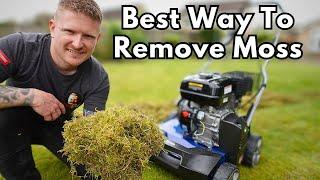 How to Remove Moss From a Lawn | Unbelievable 2 Stage Method 