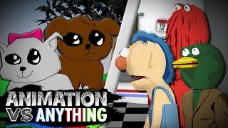 Poochee and Pansy vs Don't Hug Me I'm Scared - Rap Battle (ANIMATION VS ANYTHING)