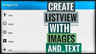 ListView with images and texts in Sketchware