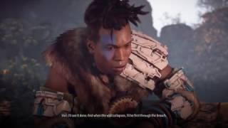 Horizon Zero Dawn - Revenge of the Nora: Follow Varl, Enter Metal Ring, View of Blaze, Plan Cutscene