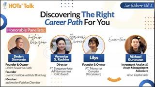 HOTs' Talk 2 (Part 1) - Discovering the Right Career Path For You: Career Background