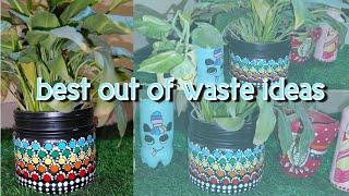 Creative planter ideas: Upcycling plastic Boxes into Beautiful planters|| Harshika creations