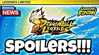  HUGE SPOILERS!!!! BIG DB LEGENDS EVENT COMING SOON WITH NEW LF CHARACTER HINTED?!?!