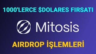 Mitosis Mainnet İşlemleri / Yine 1000'lerce $Dolares Fırsatı / Süresi Kısıtlı !!!