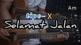 SELAMAT JALAN - TIPE X | Gitar Cover + Drum ( Instrumen )