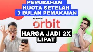 INFO PENTING BUAT PENGGUNA ORBIT SELAMA 3 BULAN PEMAKAIAN