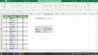 COUNTIF - Excel in less than TWO minutes