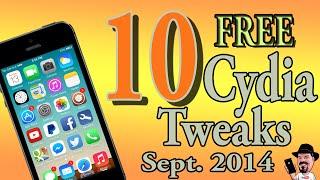 Best Top 10 FREE Cydia Tweaks September 2014