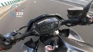 Kawasaki Z1000 Top Speed Test