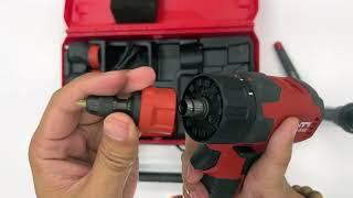 Bộ Hilti SFE 2 - A12: đủ thùng - sạc - 2 pin - 4 đầu