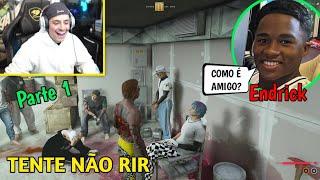 CORINGA E ENDRICK JOGANDO GTA RP | COMPLETO (PARTE 1)