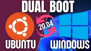How to Dual Boot Ubuntu 20.04 LTS and Windows 10 - UEFI Linux