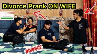 Divorce Prank ON WIFE || | Prank On WIFE | ​⁠@NikkRichaVlogs