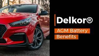 Delkor® AGM Battery Benefits