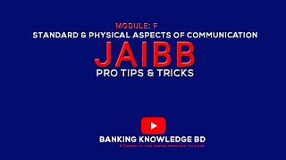 Standard and Physical Aspects of Communications || JAIBB || Pro Tips & Tricks with Hand Note