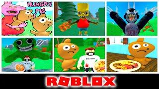 Roblox Hungry games Hungry Teddy, Hungry Pig, Hungry Banban