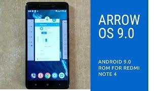 Android 9.0 Pie Arrow OS v9.0 Rom For Xiaomi Redmi Note 4