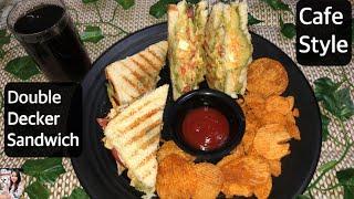 Double Decker Sandwich Recipe | Cafe Style Sandwich Recipe | Sandwich Chutney Recipe | Swatistaan