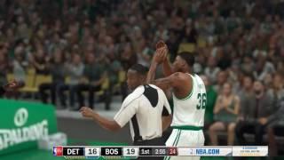 NBA 2K17 Future: Pistons vs. Celtics
