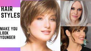 15 Hairstyles That Make You Look 10 Years Younger| haircut to look younger|hairstylestolook younger