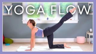 30 min Intermediate Yoga Flow - Minimal Cues for Balance & Flexibility