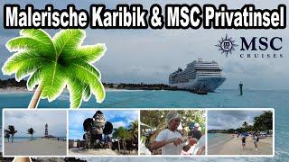 4 Häfen in der Karibik  MSC Insel Ocean Cay ️ MSC Weltreise 2024 mit der MSC Poesia (024)